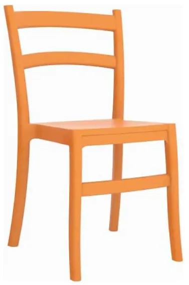 Καρέκλα Πολυπροπυλενίου 24τμχ Tiffany Orange 45Χ51Χ85εκ.