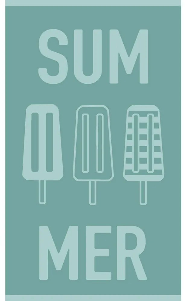 Πετσέτα Θαλάσσης Παιδική Summer Aqua Melinen Θαλάσσης 70x120cm 100% Βαμβάκι