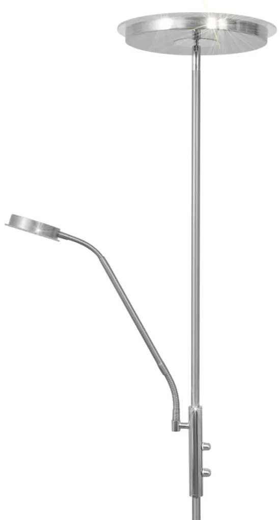vidaXL Φωτιστικό Δαπέδου LED 23 W με Dimmer