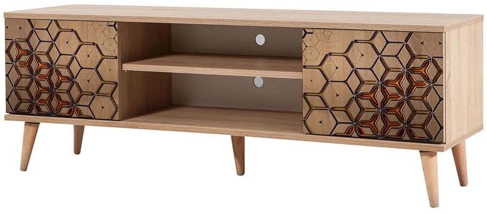 Έπιπλο Τηλεόρασης Truva 863SPH3032 140x40x50cm Multi