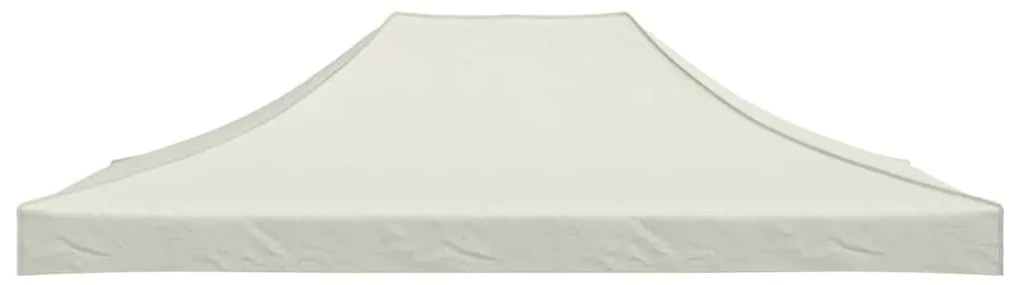 vidaXL Κάλυμμα Τέντας Εκδηλώσεων Κρεμ 4,5 x 3 μ. 270 γρ/μ²