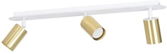 Σποτ Φωτιστικό Οροφής 3xGu10 Ατσάλι ZEN Made in Poland Emibig-623/3-Λευκό 623/3