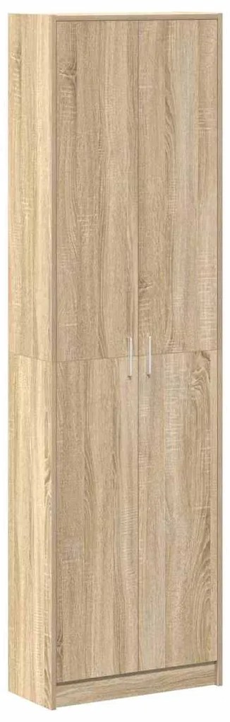 vidaXL Ντουλάπι Sonoma Δρυς 55 x 25 x 189 εκ. Επεξεργασμένο ξύλο