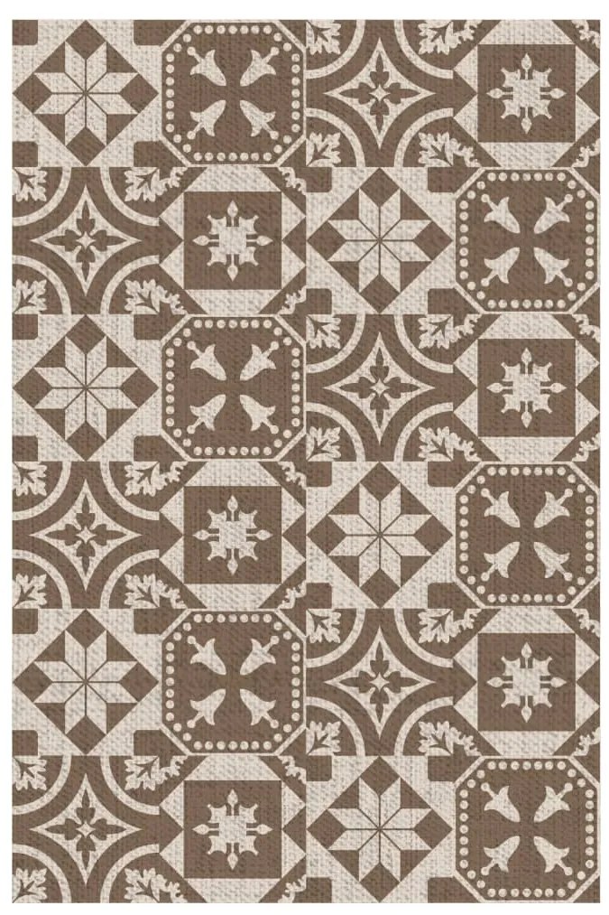 Esschert Design Χαλί Εξ. Χώρου 182x122 εκ Σχέδιο Πορτογαλικά Πλακάκια