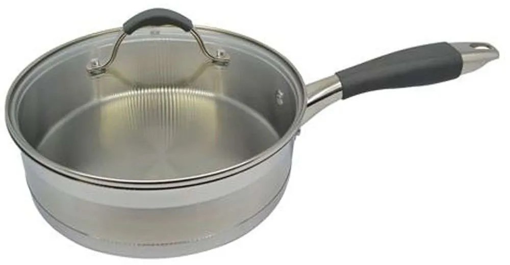 Τηγάνι Βαθύ Τ7800-24 24cm 3lt Inox Ankor 24cm Stainless Steel