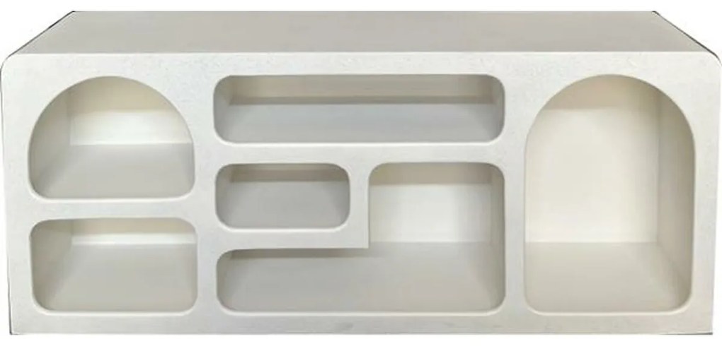 Τηλεόραση Home ESPRIT Λευκό 120 x 26 x 50 cm