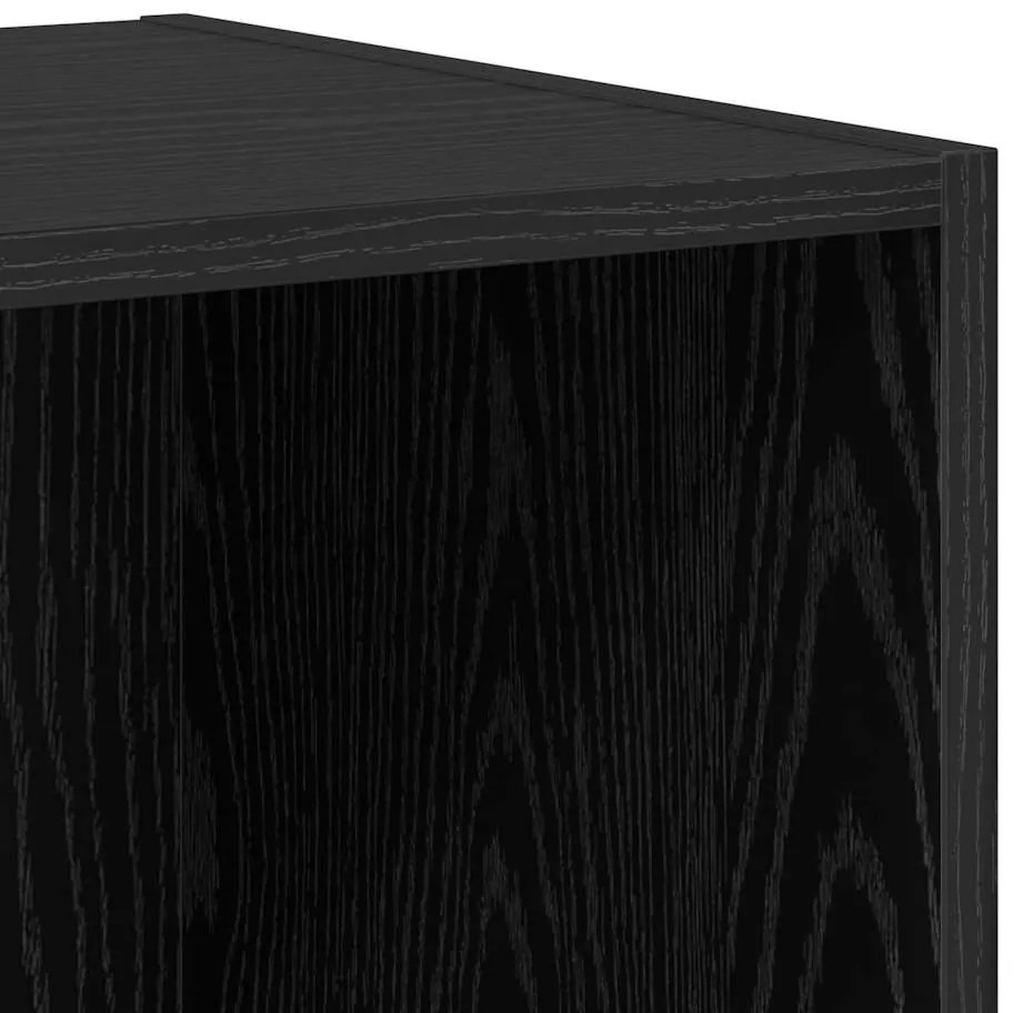 vidaXL Σετ επίπλου τηλεόρασης 3 pcs Μαύρη δρυς 37 x 37 x 142.5 εκ