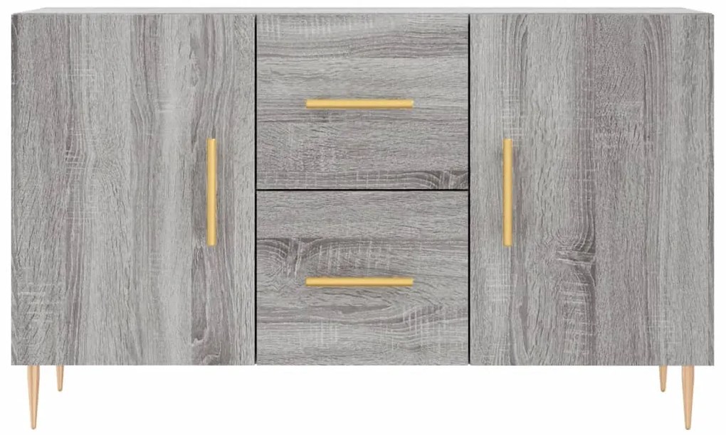 vidaXL Μπουφές Γκρι Sonoma 100 x 36 x 60 εκ. από Επεξεργασμένο Ξύλο