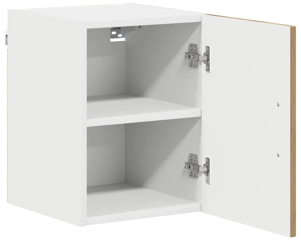 vidaXL Κρεμαστό ντουλάπι κουζίνας με ράφι Artisan Oak 30 x 31 x 40 εκ.