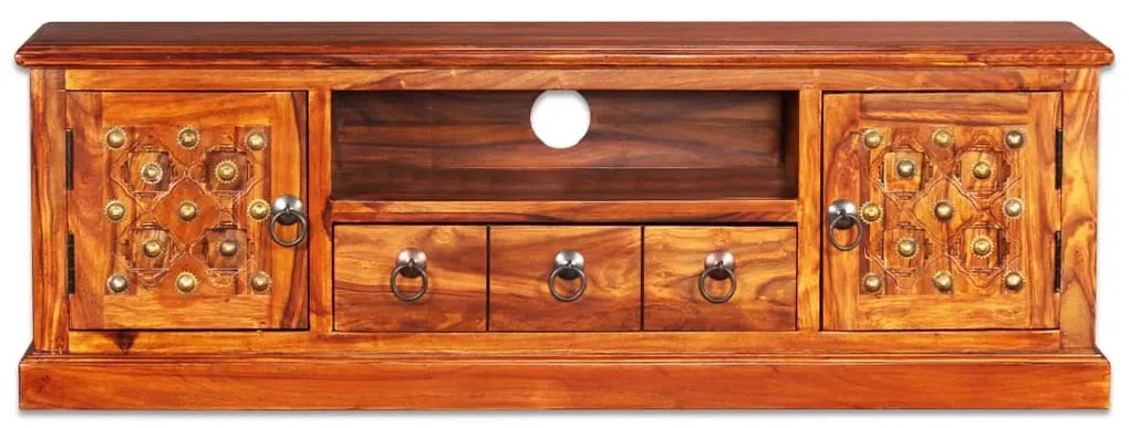 vidaXL Έπιπλο Τηλεόρασης 120 x 30 x 40 εκ. από Μασίφ Ξύλο Ακακίας