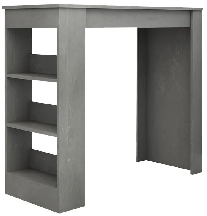 Τραπέζι μπαρ Deep Megapap χρώμα γκρι σκυροδέματος 120x50x100εκ.