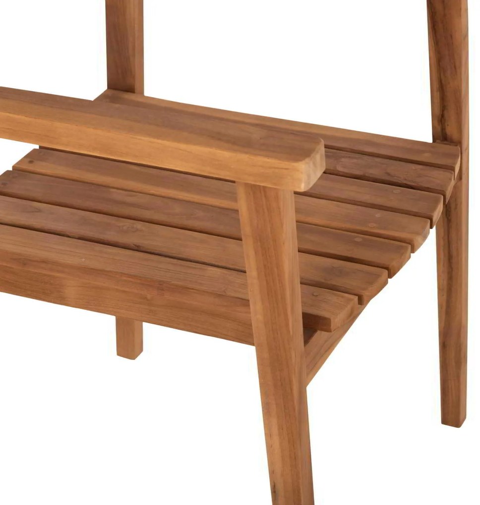 ΠΟΛΥΘΡΟΝΑ ERIETTA ΞΥΛΟ TEAK ΣΤΟΙΒΑΖΟΜΕΝΗ HM9534 ΣΕ ΦΥΣΙΚΟ ΧΡΩΜΑ 60x54x87Y εκ.