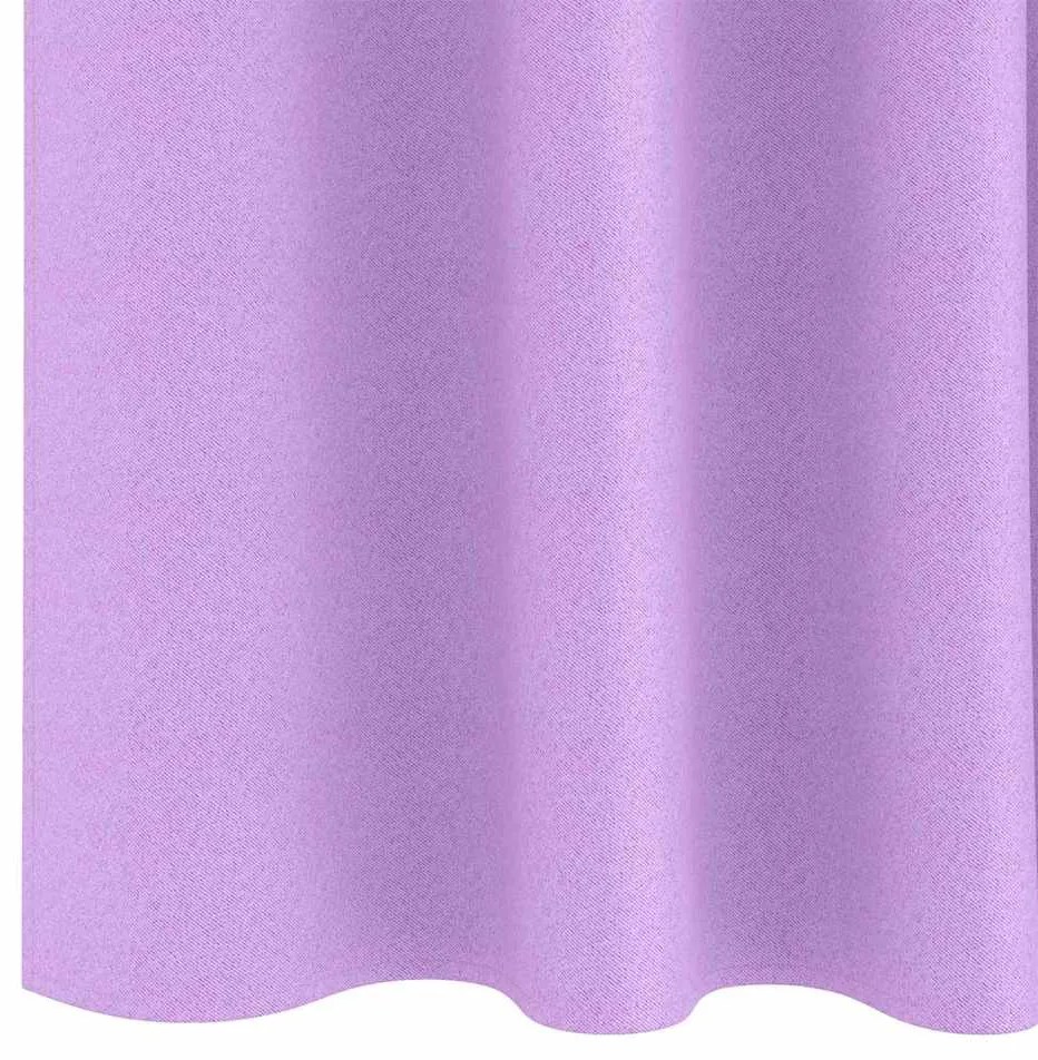 vidaXL Κουρτίνες με κουρτίνες 2 pcs Μοβ 225x140εκ. Πολυεστέρας
