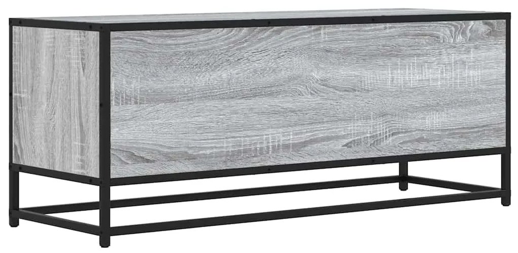 ντουλάπι τηλεόρασης vidaXL Γκρι Sonoma 100x34,5x40 cm