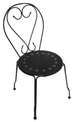BISTRO καρέκλα Μεταλλική Μαύρη 41x48x90 cm Ε5182