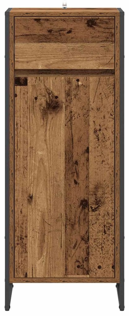 vidaXL Ντουλάπι Μπάνιου Παλιό Ξύλο 40 x 30 x 100 εκ Επεξεργασμένο ξύλο