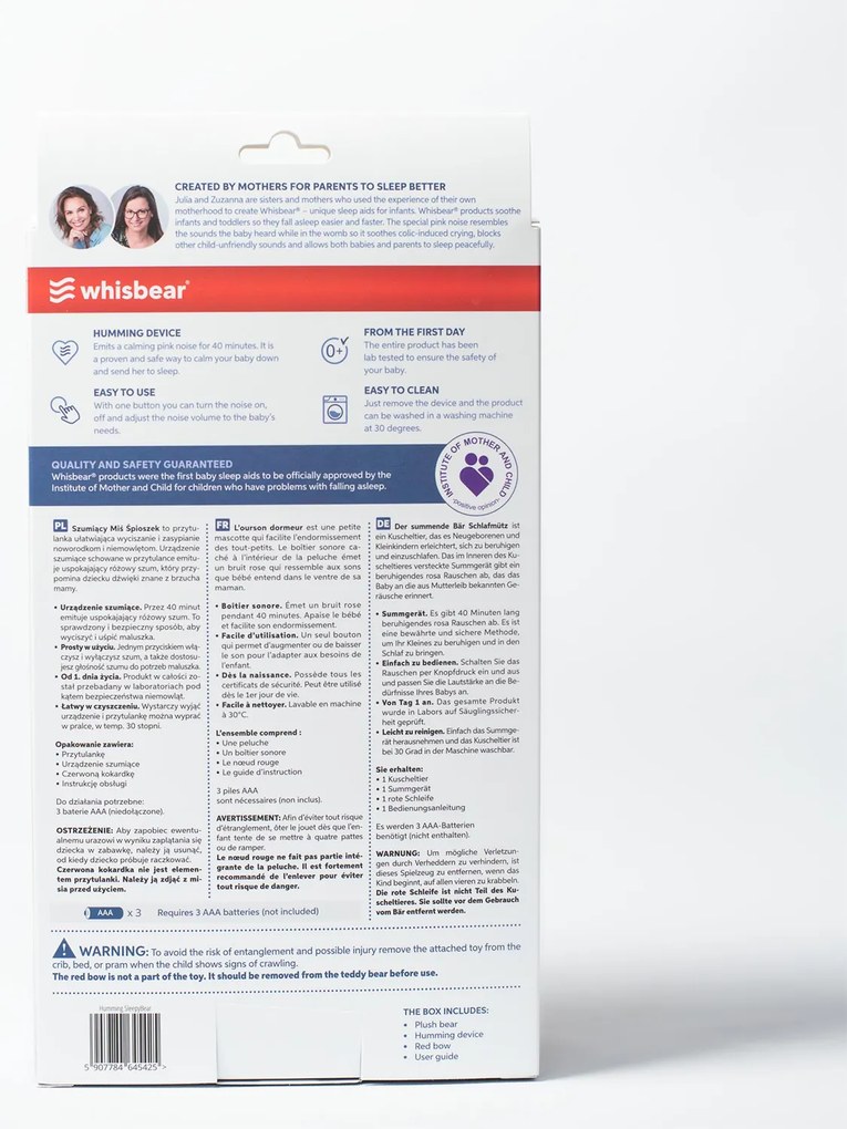 WHISBEAR Sleepy Sheep με ροζ ήχους