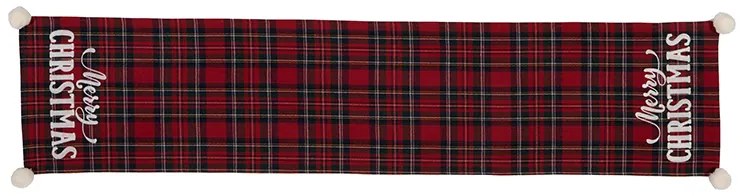 Χριστουγεννιάτικη Τραβέρσα Red Check 33x150 - Nef-Nef Homeware