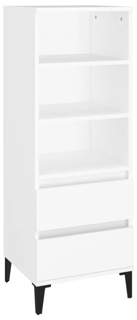 vidaXL Ντουλάπι Λευκό 40 x 36 x 110 εκ. από Επεξεργασμένο Ξύλο