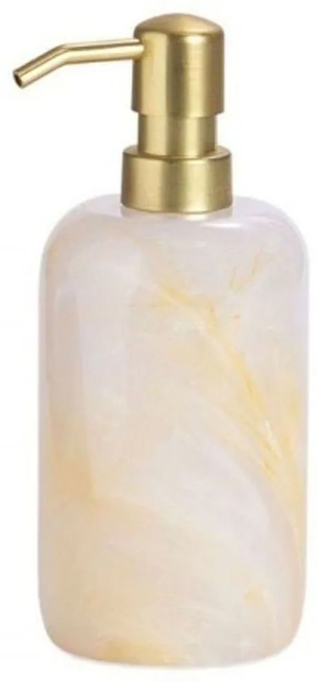 Δοχείο Κρεμοσάπουνου Mother Of Pearl LBTAH-BA22174 Φ8x18cm 300ml Multi Andrea House Polyresin
