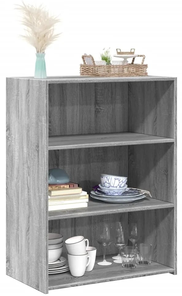vidaXL Ντουλάπι Γκρι Sonoma 70x41x93 εκ. από Επεξεργασμένο Ξύλο