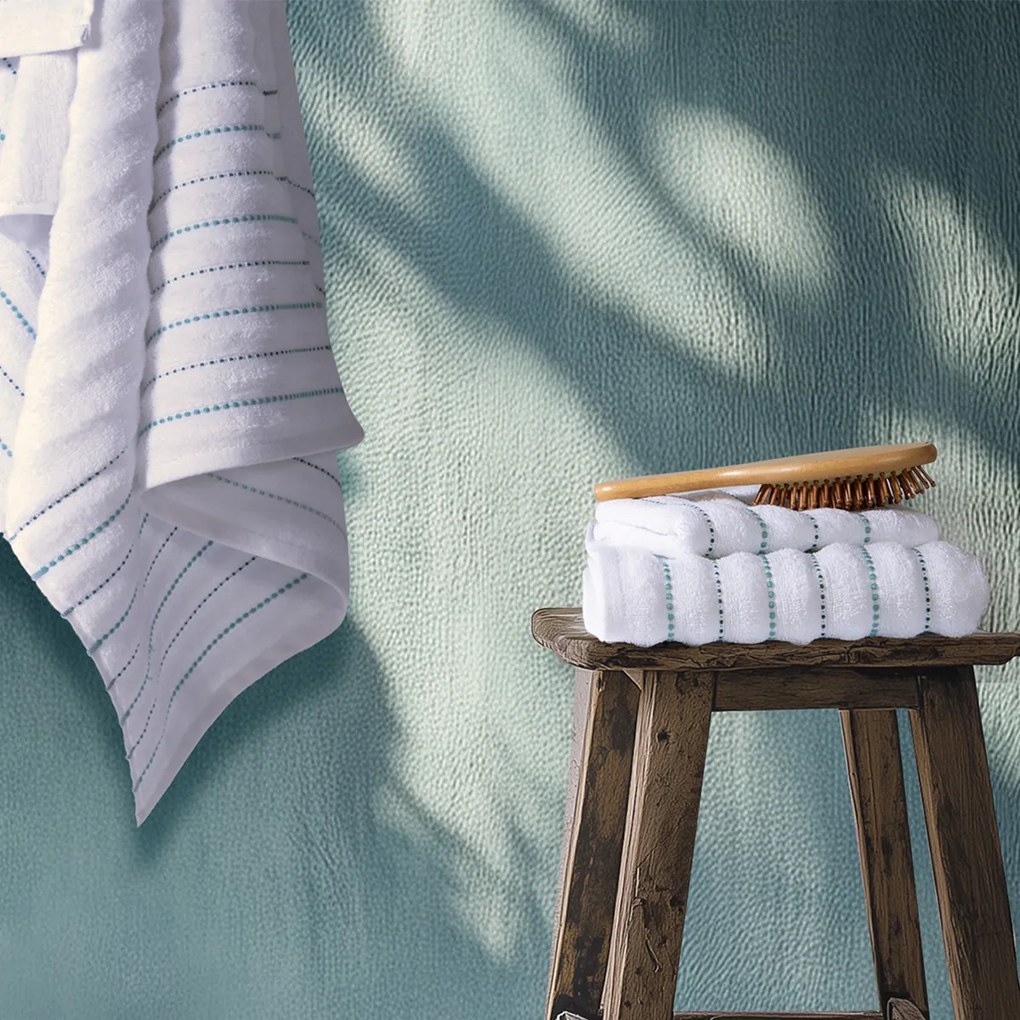 Πετσέτες Μπάνιου (Σετ 3τμχ) Nef-Nef Homeware Blue Sorento 500gsm
