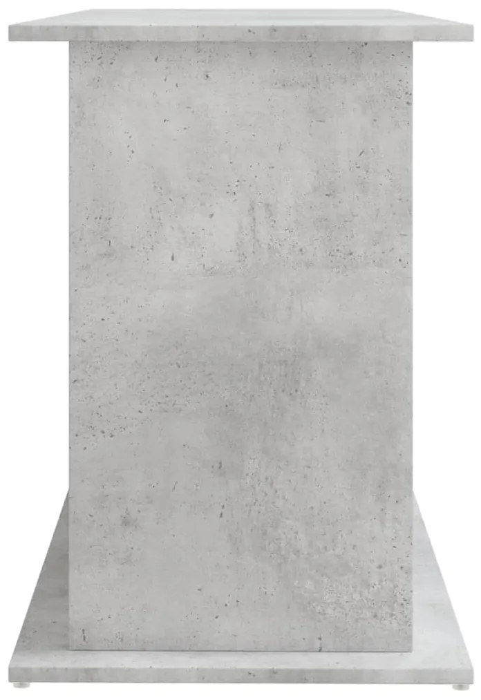 vidaXL Βάση Ενυδρείου Γκρι Σκυροδ. 121x41x58 εκ. Επεξεργασμένο Ξύλο
