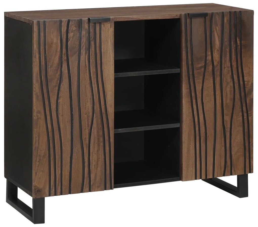 vidaXL Μπουφές από Ξύλο Μάνγκο 90x33.5x75 εκ