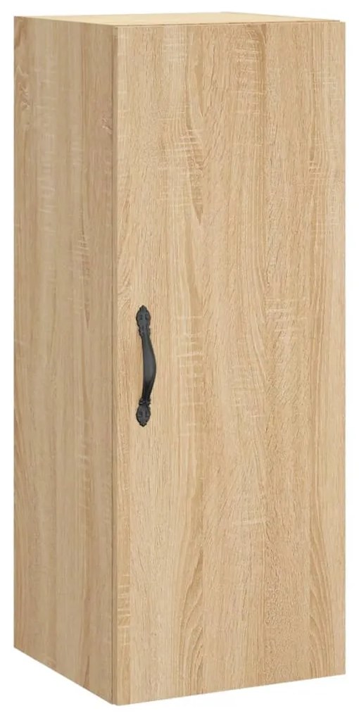 vidaXL Ντουλάπι Τοίχου Sonoma Δρυς 34,5 x 34 x 90 εκ. Επεξεργ. Ξύλο