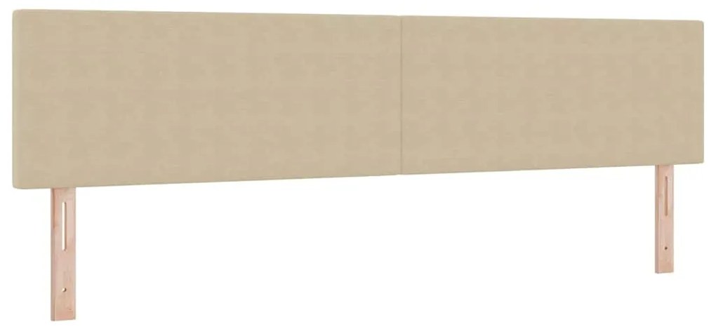 vidaXL LED κεφαλάρι με φώτα λωρίδας LED Γκρι Πράσινο 200 cm ύφασμα