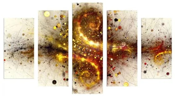 ΠΕΝΤΑΠΤΥΧΟΣ ΠΙΝΑΚΑΣ MDF EXPLOSION HM7206.07 100X60x0,3 εκ.