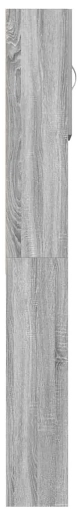 vidaXL Ντουλάπι πλυντηρίου ρούχων Γκρι Sonoma Ξύλινη κατασκευή