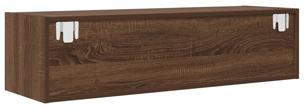 vidaXL Κάμπινγκ TV Καφέ Δρυς 100x31x25,5 εκ Επεξεργασμένο Ξύλο