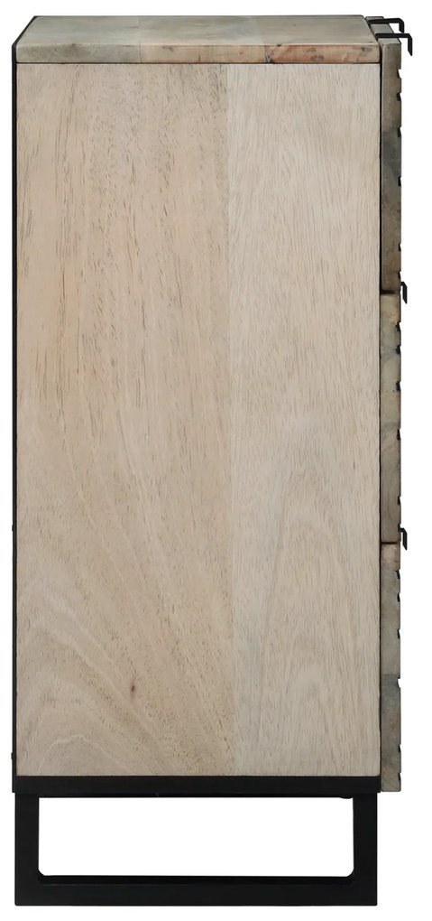 vidaXL Παραδοσιακά Πλευρικά Έπιπλα 2 pcs Λευκό 60 x 33,5 x 75 εκ