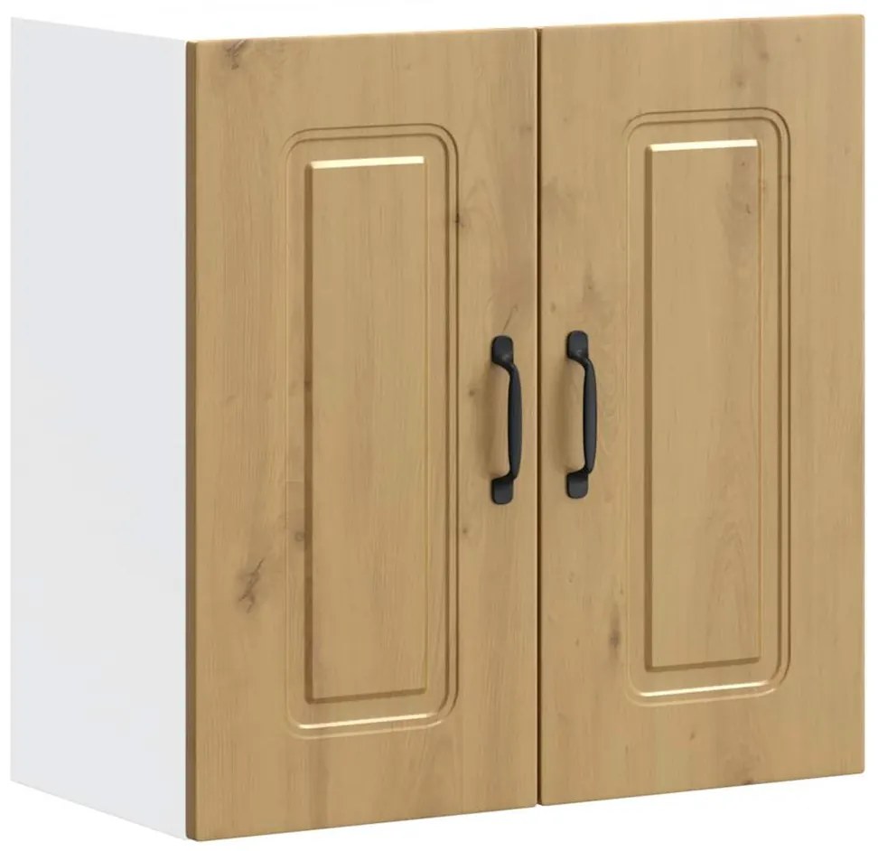 ντουλάπι τοίχου κουζίνας "Kalmar" Artisan Oak Engineered Wood - Καφέ