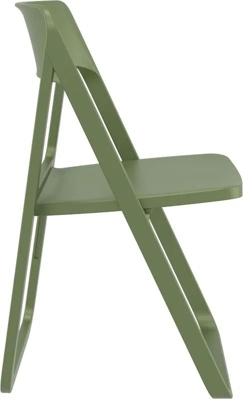ΚΑΡΕΚΛΑ ΝΤΡΙΜ OLIVE GREENΠΤΥΣ/ΝΗ ΠΟΛ/ΝΙΟΥ 48Χ52Χ82εκ. 48Χ52Χ82εκ.