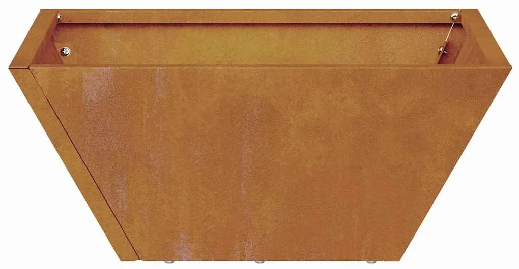 vidaXL Γλάστρα Κήπου Σκ rusty 35 x 35 x 15 εκ.