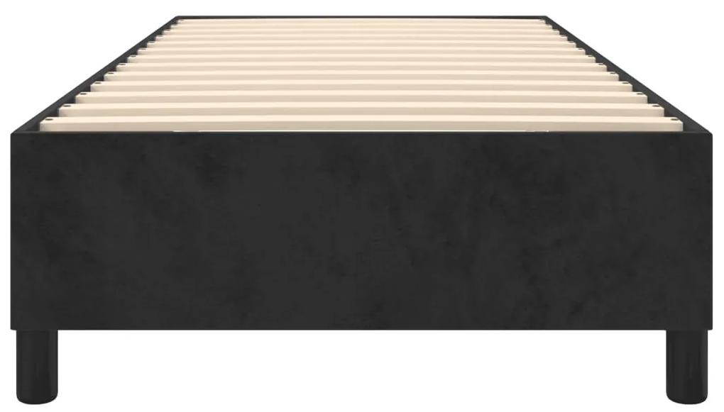 Πλαίσιο Κρεβατιού Μαύρο 80 x 200 εκ. Βελούδινο - Μαύρο