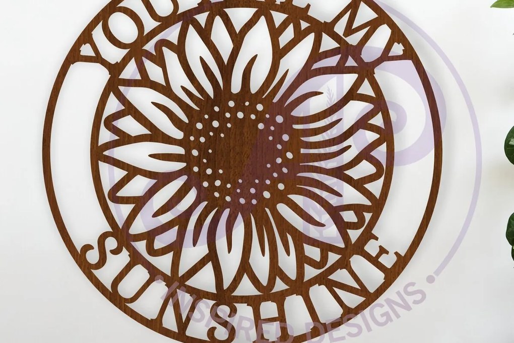 Intra απο ξύλο plywood 3mm-4mm πάχος – You Are My Sunshine Wall Art Sign, Δίασταση  40x30 cm INTRAFABR-117045162