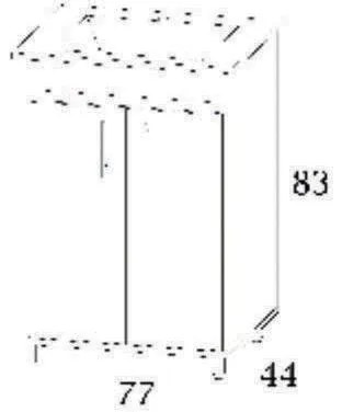 Σετ Έπιπλο Μπάνιου SAVINA 80 Natural Oak 80x46x160 εκ.