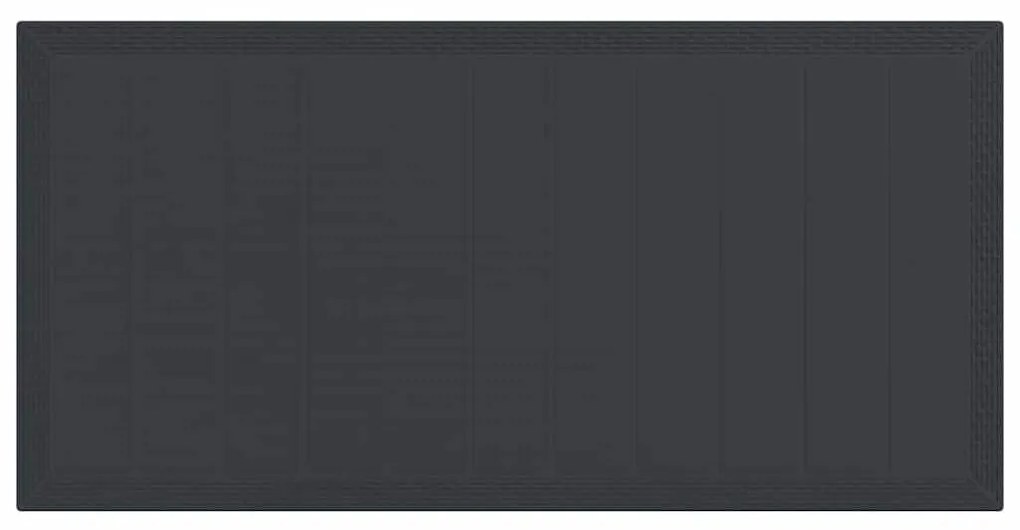 vidaXL Σέτ φαγητού για κήπο 7 pcs Ανθρακί Πολυπροπυλένιο