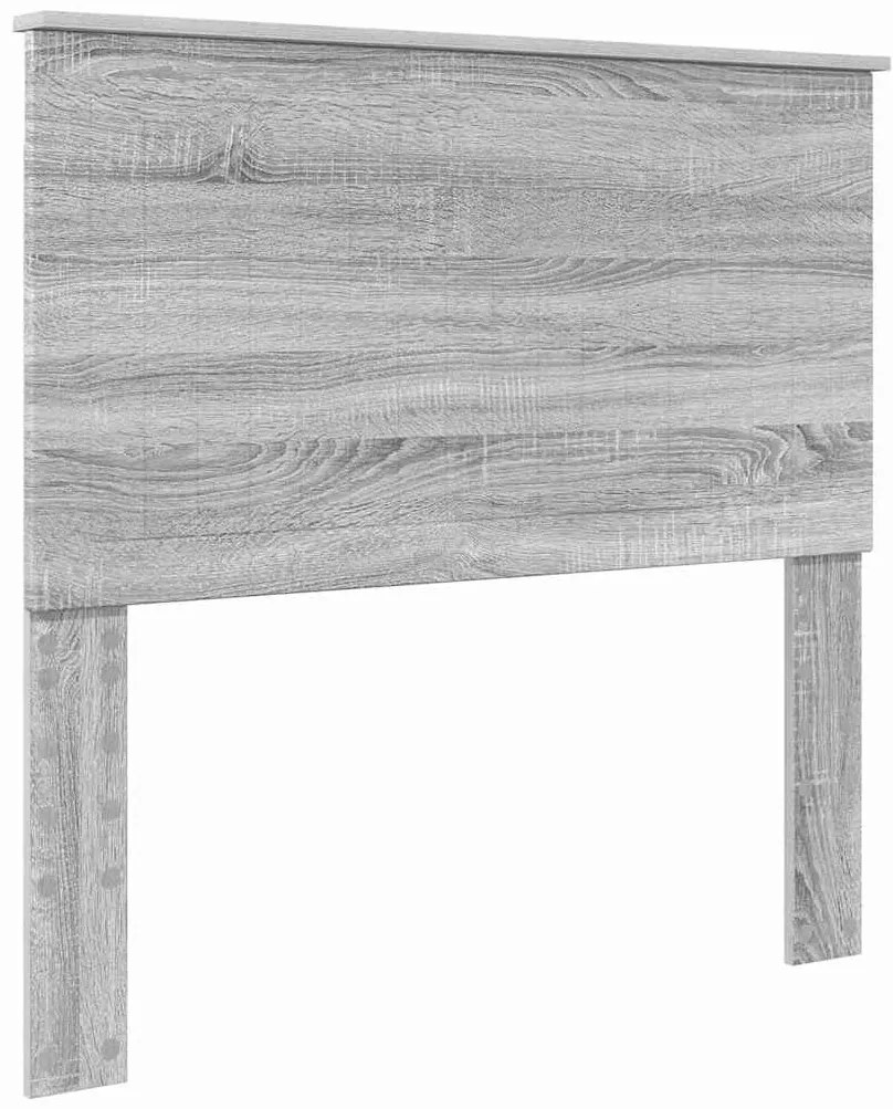 vidaXL Κεφαλάρι με κεφαλάρι Γκρίζο Σονομα 100 cm Επεξεργασμένο ξύλο