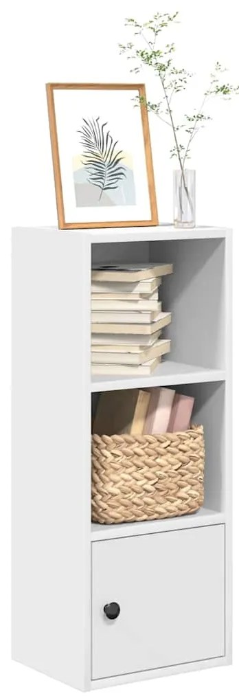 vidaXL Βιβλιοθήκη Λευκή 31x24x77 εκ. από Επεξεργασμένο Ξύλο