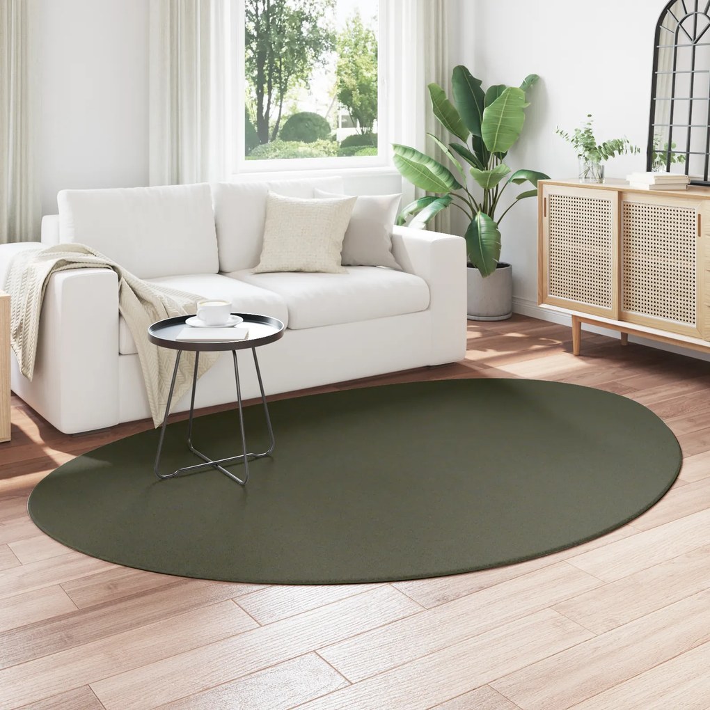 vidaXL Χαλί Δασικό Πράσινο 160 x 230 cm Πολυεστέρας
