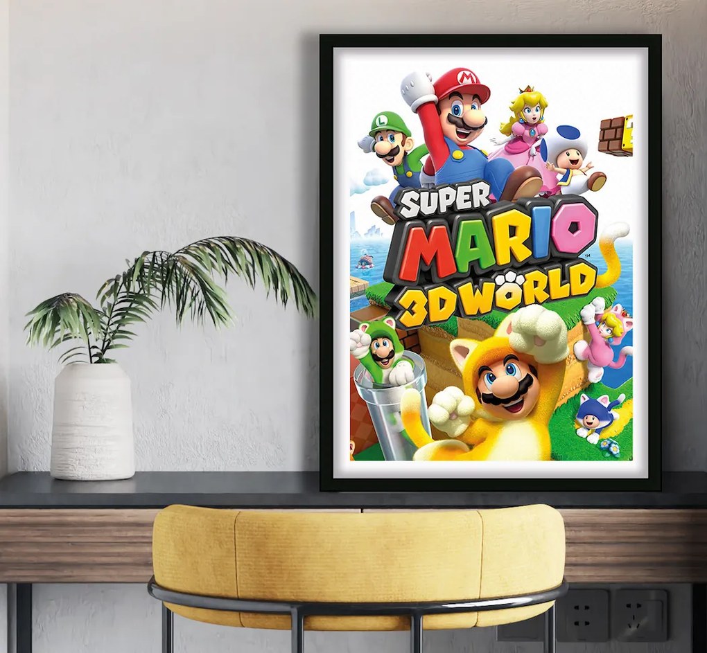 Πόστερ &amp; Κάδρο Super Mario 3D World GM182 30x40cm Εκτύπωση Πόστερ (χωρίς κάδρο)