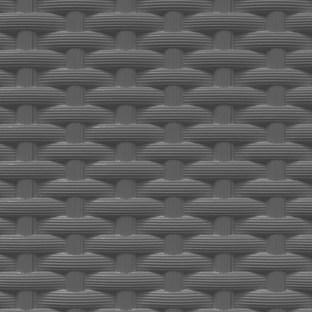 vidaXL Ζαρντινιέρες 2 τεμ. Μαύρες 30 x 30 x 37 εκ. από Πολυπροπυλένιο