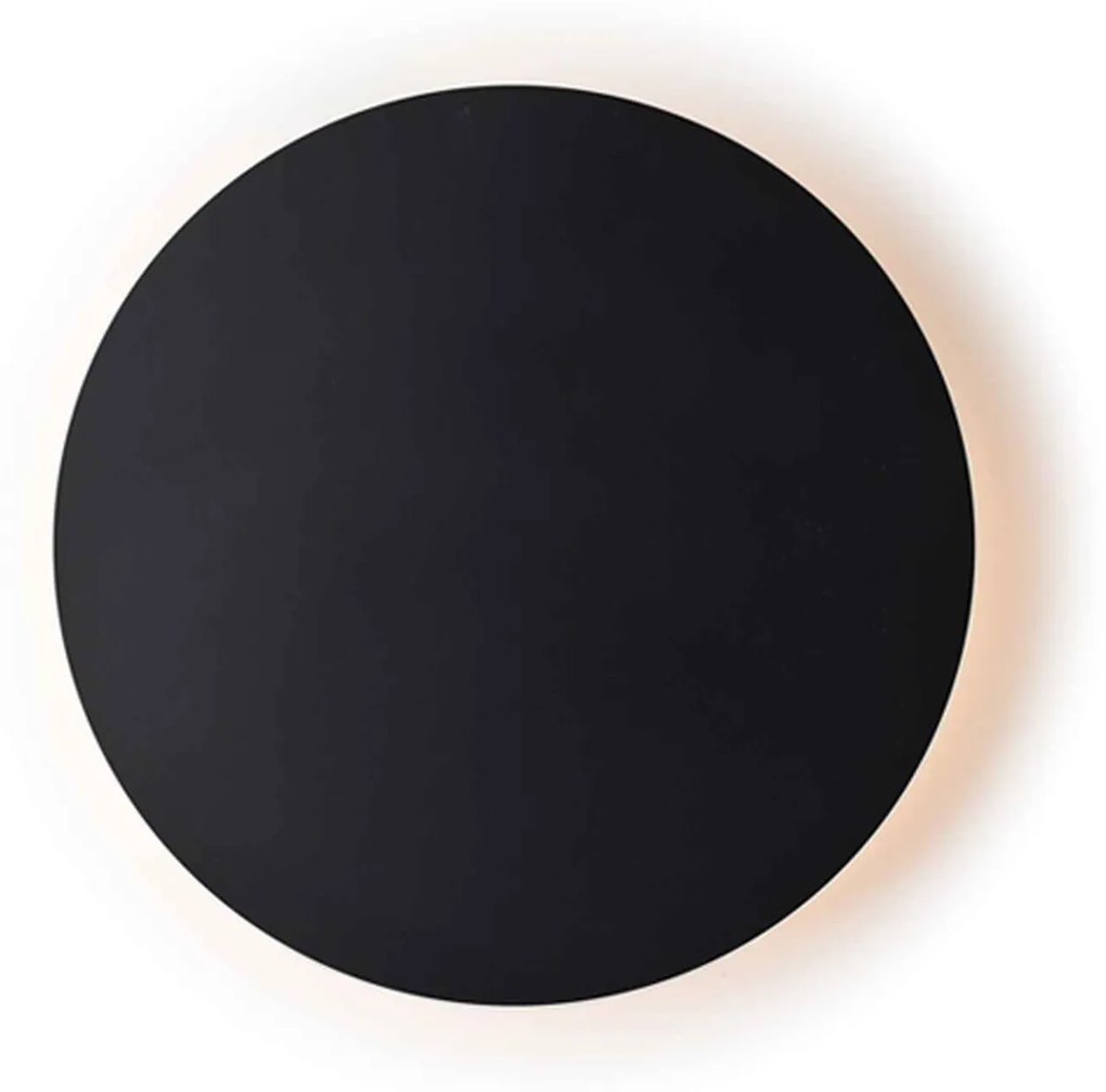 Φωτιστικό Τοίχου Με Mdf ZM1705LEDWB Black Mdf, Metal