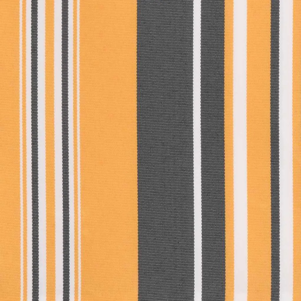 vidaXL Τεντόπανο Ανταλλακτικό Ριγέ Πολύχρωμο 4 x 3,5 μ.