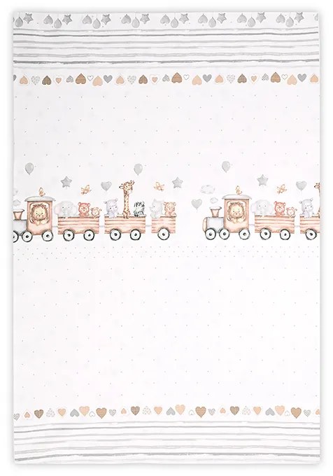 LORELLI ΠΑΠΛΩΜΑΤΟΘΗΚΗ 140/95CM TRAIN GREY 20051336001