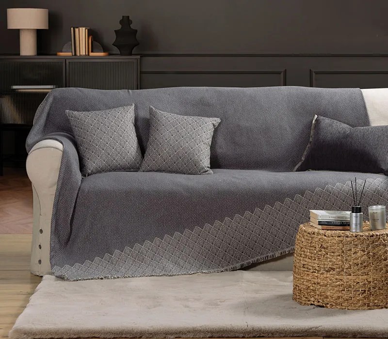 Διακοσμητικό Μαξιλάρι Remington Anthracite 42x42 - Nef-Nef Homeware